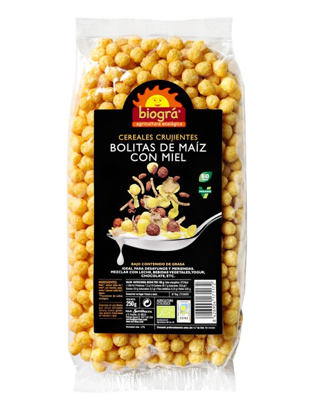 Bolitas De Maiz Con Miel 250Gr. Bio Biográ