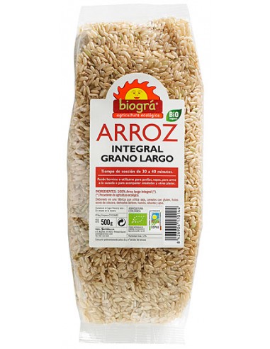 Arroz Largo Integral 1Kg. Bio Biográ