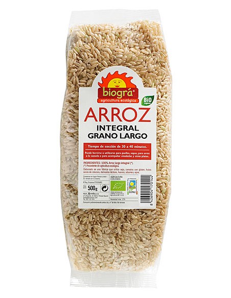 Arroz Largo Integral 1Kg. Bio Biográ