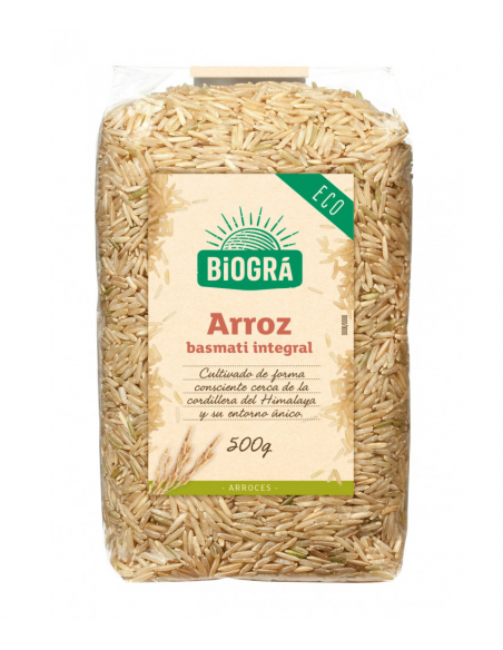 Arroz Basmati Integral 500Gr. Bio Biográ