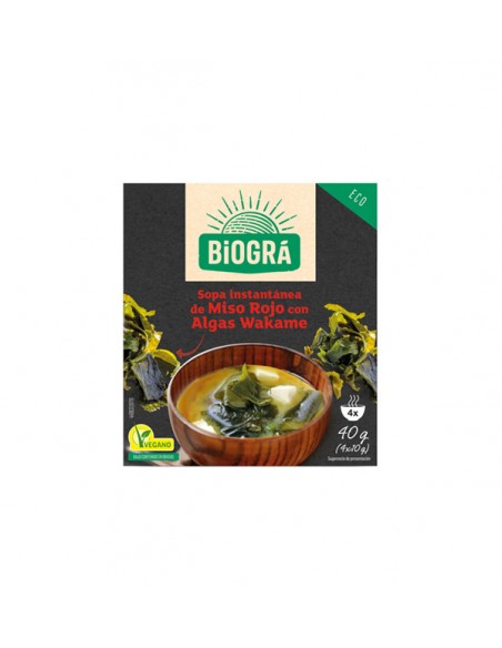 Sopa Miso Con Alga Wakame 4Sbrs. Bio Biográ