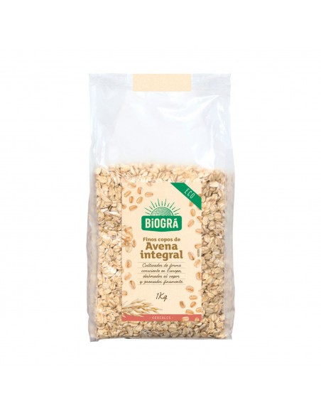 Copos De Avena Finos Integrales 1Kg. Bio Biográ