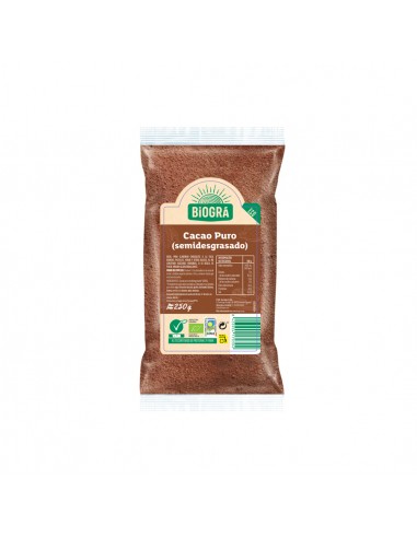 Cacao Puro Polvo 250Gr. Bio Biográ